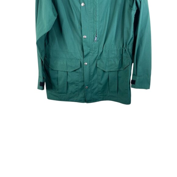 Holubar Green Hooded Outdoor Jacket Medium With Snap Buttons & Pockets - Picture 3 of 10